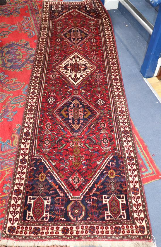 A Shiraz runner Approx. 290 x 90cm